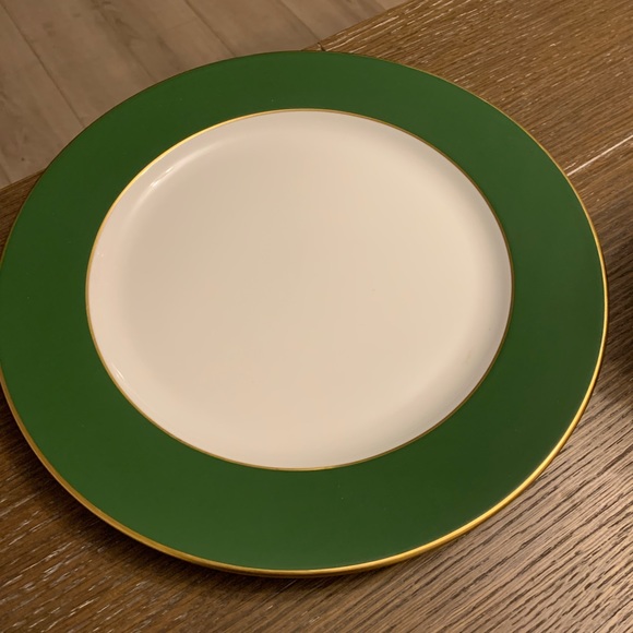 Bernardaud Limoges France Dk Green Granite Emerald Charger/Service Plate 11 5/8” - Picture 7 of 8